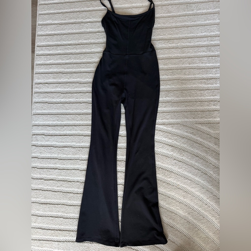 Aritzia Wilfred Black Flared Jumpsuit
